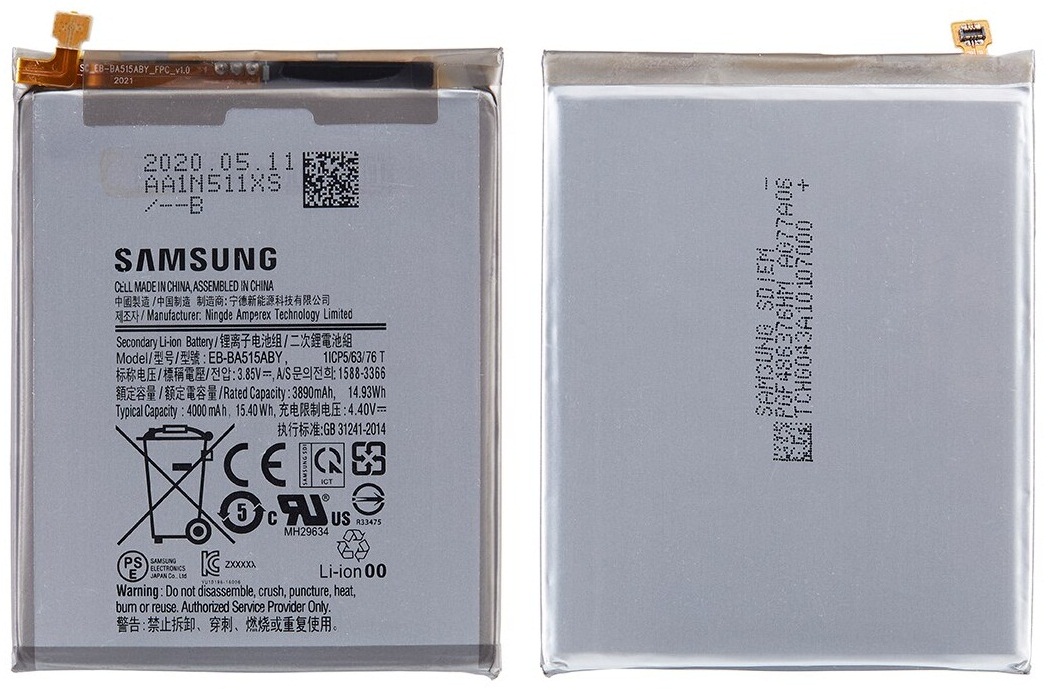 A51 EB-BA515ABY 1 Original Samsung Galaxy A51 Battery EB-BA515ABY - 4000mAh - Image 1