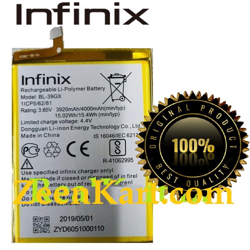 Original Infinix Hot S3 X573 X573B Hot 6 Pro X608 Battery BL original-infinix-hot-s3-x573-x573b-hot-6-pro-x608-battery-bl