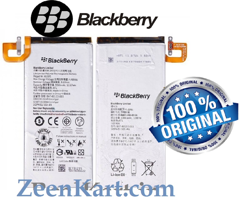 Priv 1 Original BlackBerry Priv Battery BAT-60122-003 - 3440mAh - Image 1