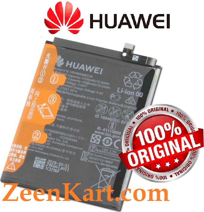 HB486586ECW 1 Original Huawei Mate 30 (TAS-L09, TAS-L29, TAS-AL00, TAS-TL00) Battery HB486586ECW - 4200mAh - Image 1