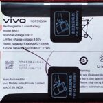 100% Original Vivo V40e 5G Battery BA51 - 5500mAh