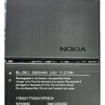 Original Nokia C10 / Nokia C20 Battery BL-29CI - 2950mAh