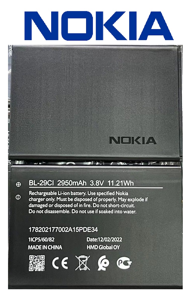 BL-29CI 3 Original Nokia C10 / Nokia C20 Battery BL-29CI - 2950mAh - Image 1