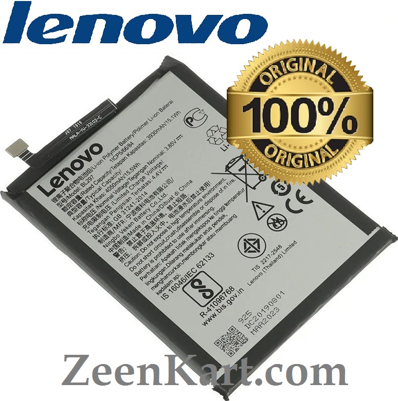 BL297 - Copy Original Lenovo K10 Note (PAFR0026IN, PAFR0026, PAFR0033IN) Battery BL297 - 4050mAh - Image 1