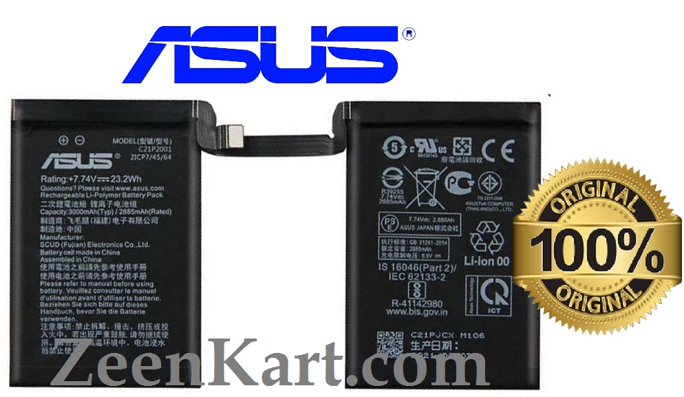 C21P2001 3 Original Asus C21P2001 Battery For Asus ROG Phone 5 / 5s / 5 Pro / 5s Pro / 5 Ultimate Mobile - 6000mAh - Image 1