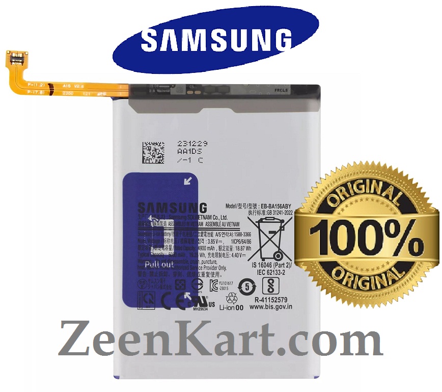 EB-BA156ABY 4 Original Samsung EB-BA156ABY Battery For Samsung Galaxy A15 4G / A15 5G Mobile - 5000mAh - Image 1