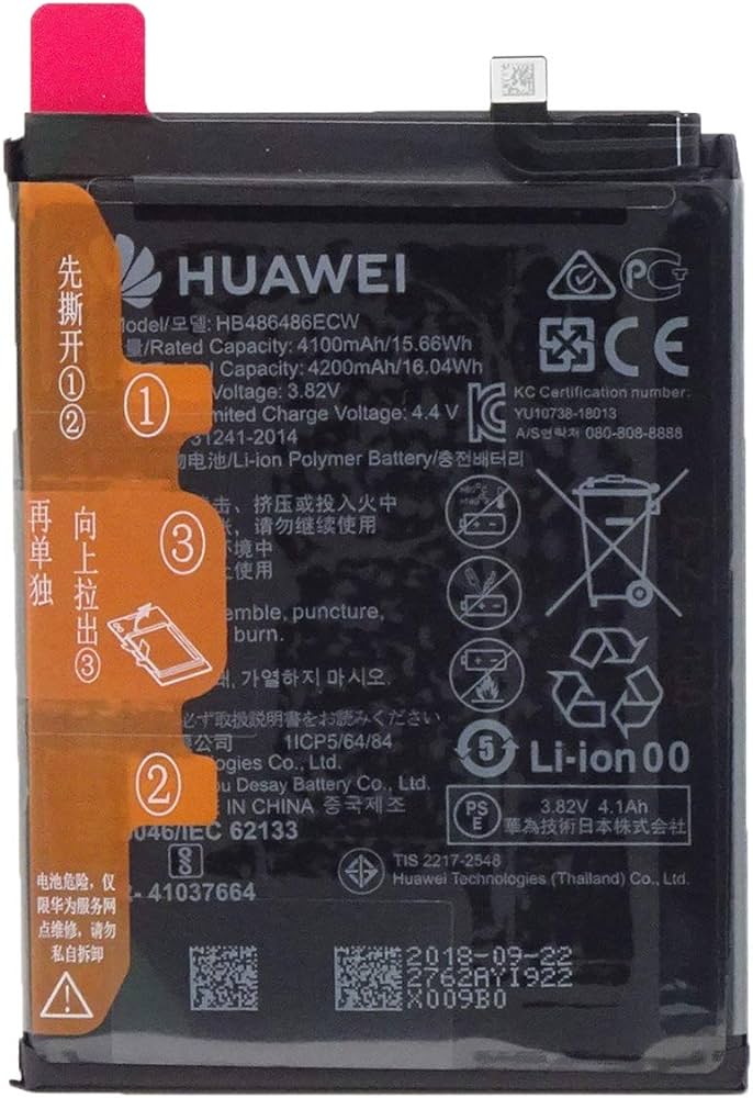 HB486486ECW 6 Original Huawei P30 Pro Battery HB486486ECW - 4200mAh - Image 1
