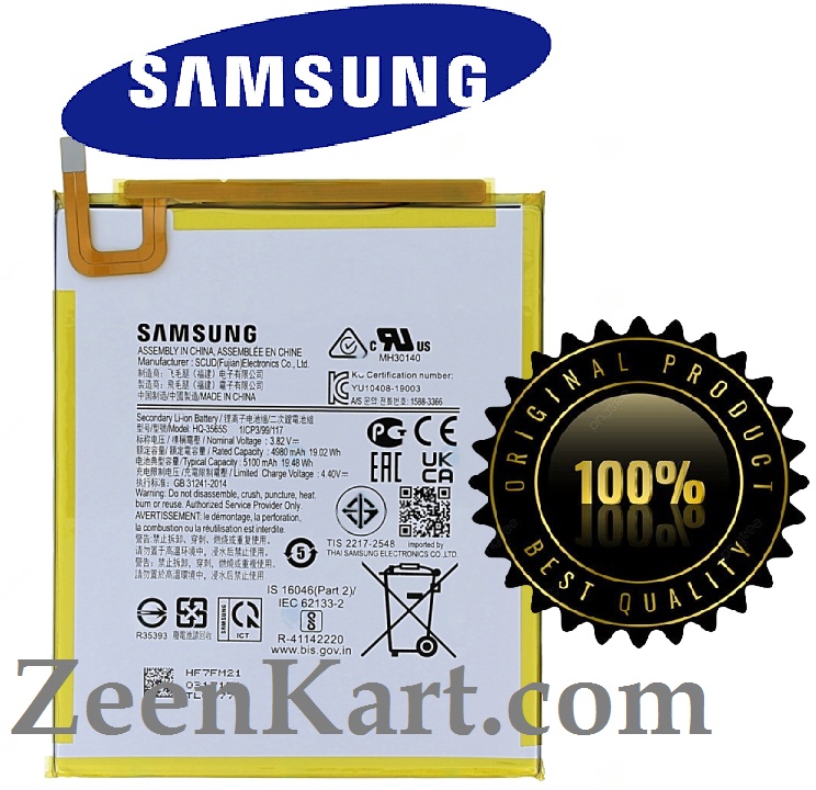 HQ-3565S 2 Original Samsung Galaxy Tab A9 (SM-X110, SM-X115) Battery HQ-3565S - 5100mAh - Image 1