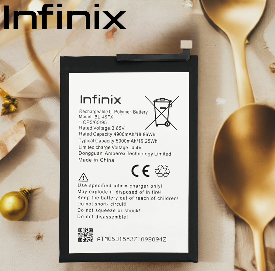 BL-49FX 6 Original Infinix Hot 9 Pro (X655F) Battery BL-49FX - 5000mAh - Image 1