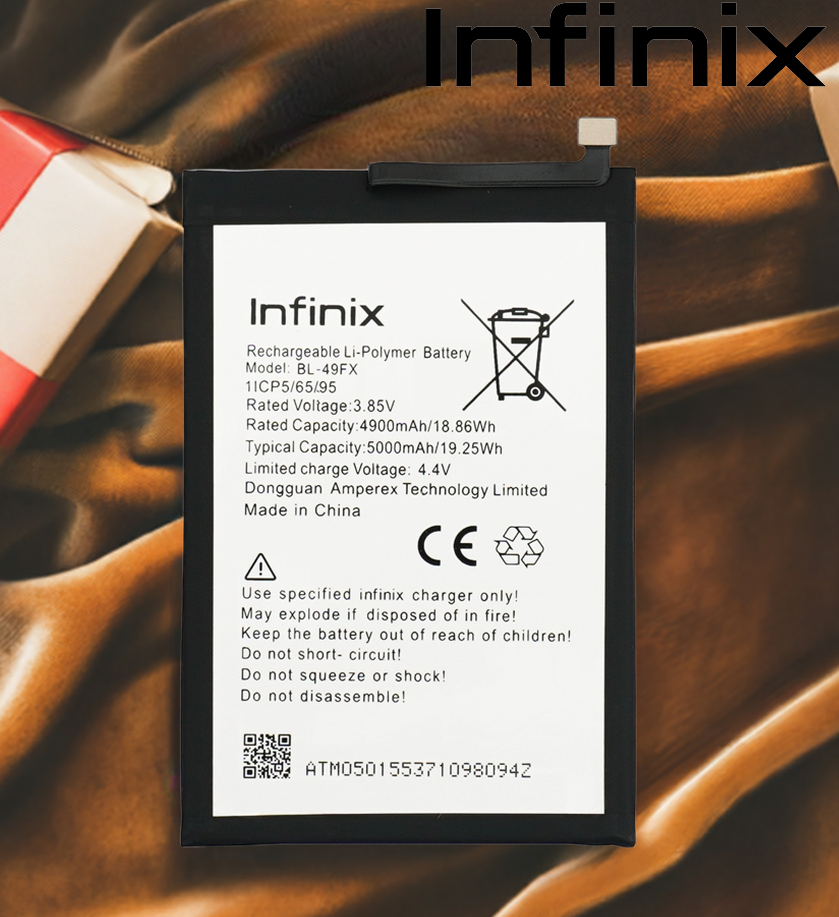 BL-49FX Original Infinix Hot 8 (X650C, X650B, X650D) Battery BL-49FX - 5000mAh - Image 1