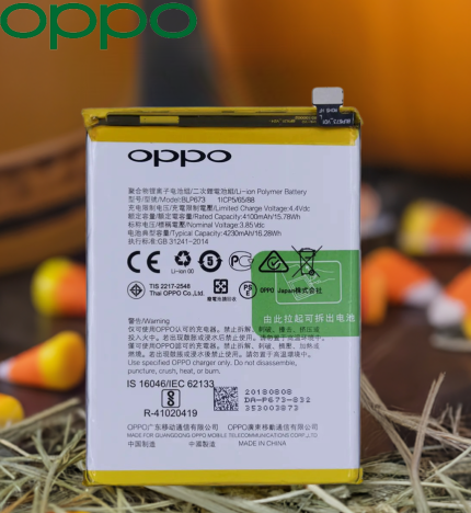 Original Oppo A3s (CPH1803, CPH1853, CPH1805) / Oppo A5s (AX5s, CPH1909, CPH1920, CPH1912) Battery BLP673 - 4230mAh
