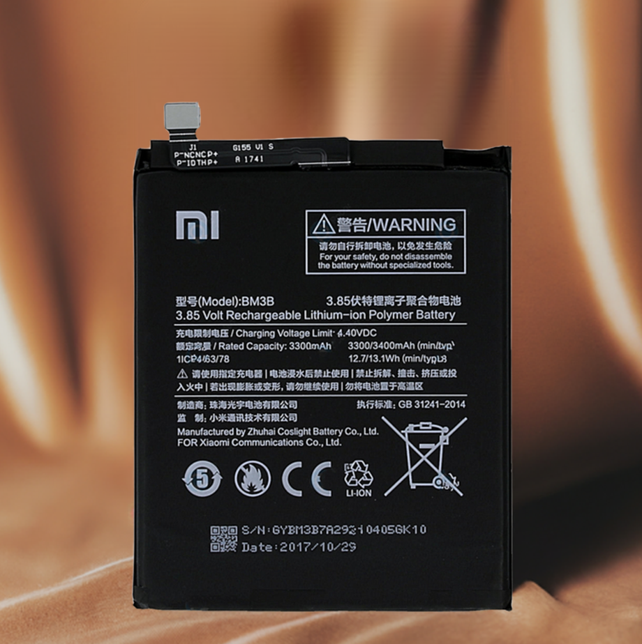 BM3B 4 Original Mi Mix 2 (MDE5) Battery BM3B – 3400mAh - Image 1