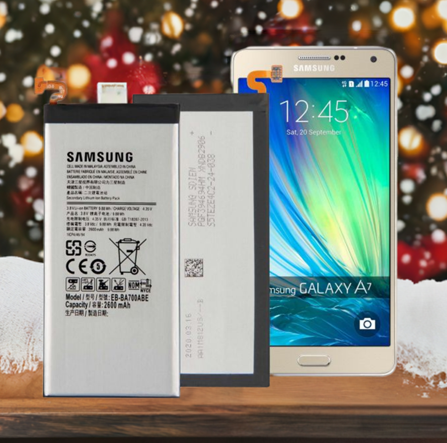 EB-BA700ABE 2 Original Samsung Battery EB-BA700ABE For Samsung Galaxy A7 2015 A700 / A700S / A700L / A700FD Mobile - 2600mAh - Image 1