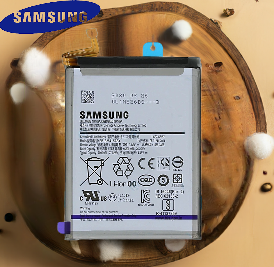 EB-BM415ABY 4 Original Samsung Galaxy M62 / M51 / F62 Battery EB-BM415ABY - 7000mAh - Image 1