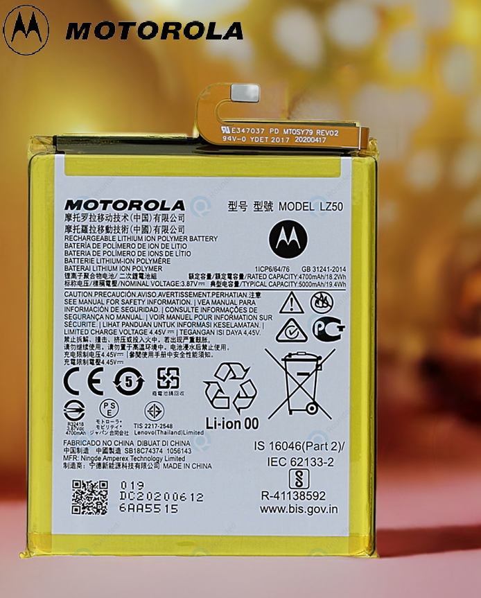 LZ50 1 Original Motorola Moto G100 Battery LZ50 - 5000mAh - Image 1