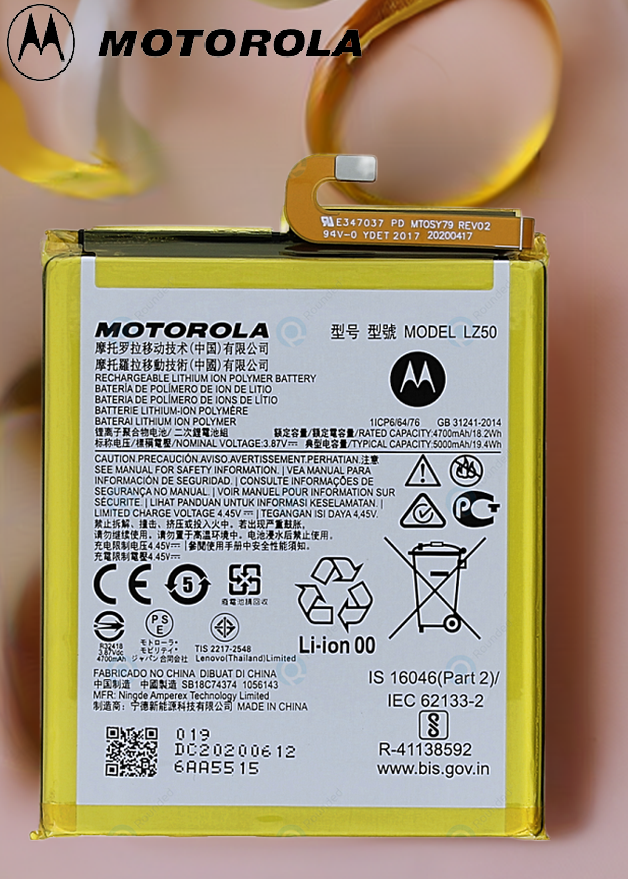 LZ50 2 Original Motorola Moto G 5G Plus Battery LZ50 - 5000mAh - Image 1