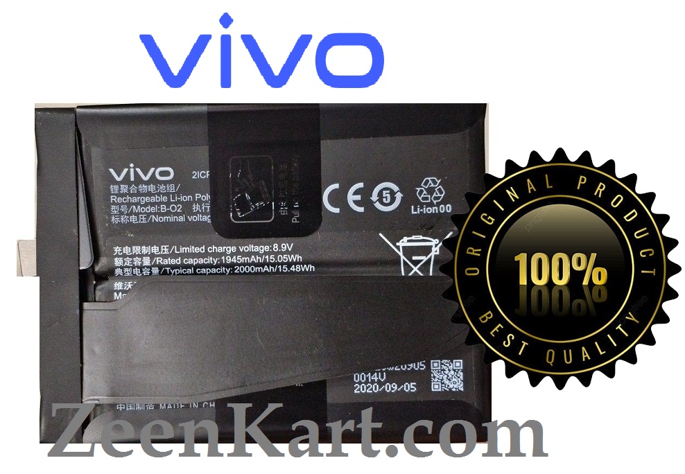 B-O2 1 100% Original iQOO 5 Pro 5G Battery B-O2 - 4000mAh - Image 1