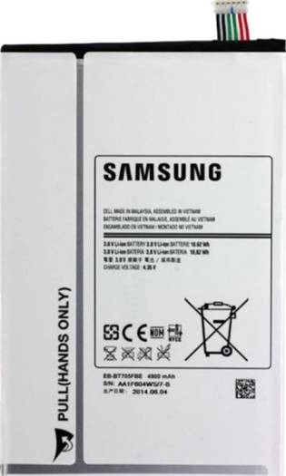EB-BT705FBE 1 Original Samsung EB-BT705FBE Battery For Galaxy Tab S 8.4 (SM-T700) / Tab S 8.4 LTE (SM-T705) – 4900mAh - Image 1