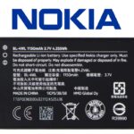 Original Nokia 215 4G / 225 4G / 220 / 230 / 3310 (2017) / 5310 (2020) Battery BL-4WL - 1150mAh