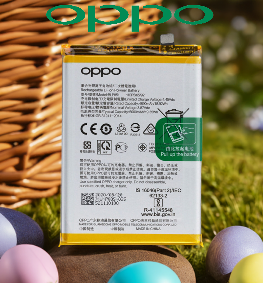 BLP851 6 Original Oppo A95 4G (CHP2365, CPH2365) Battery BLP851 - 5000mAh - Image 1