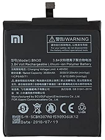 BN30 1 Original Mi Redmi 4A (2016117) Battery BN30 - 3120mAh - Image 1