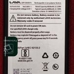 Original and Brand New LAVA Z2 Max Battery LBP15850074 - 6000mAh