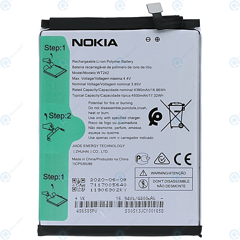 WT242 100% Original Nokia 2.4 Battery WT242 - 4500mAh - Image 1