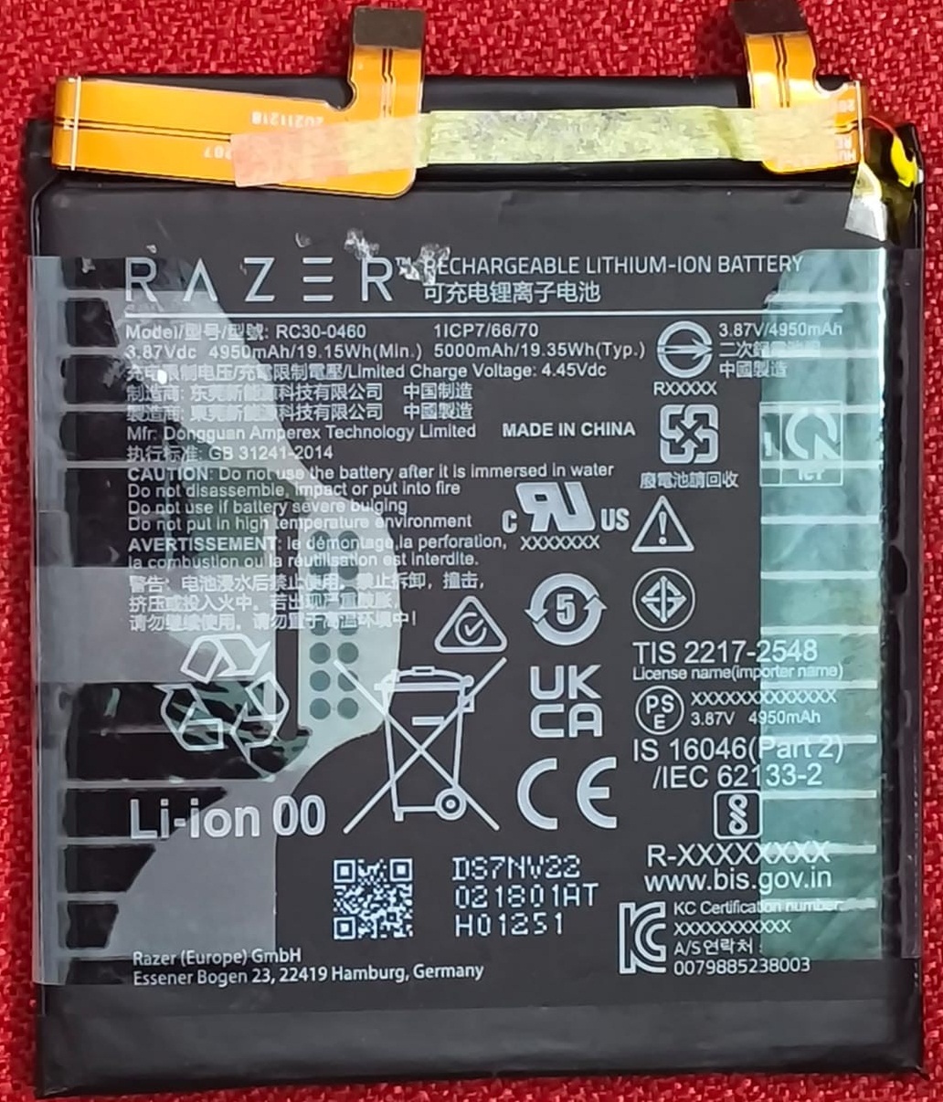 RC30-0460 3 Original Razer Edge Android Gaming Handheld Battery RC30-0460 - 5000mAh - Image 1