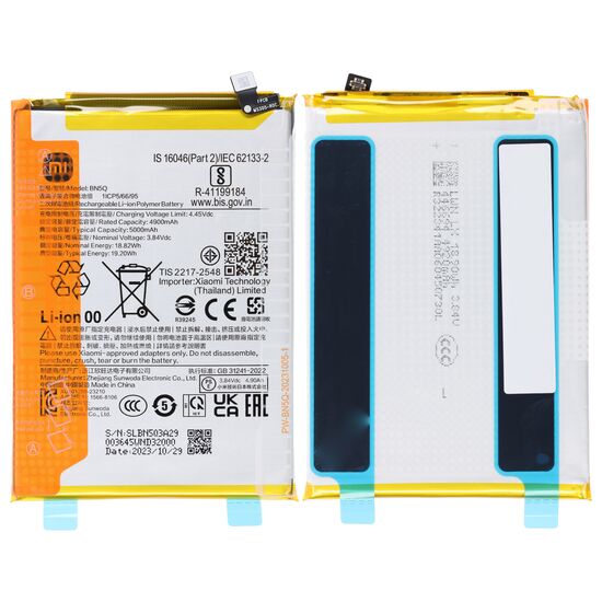 BN5Q 8 Original Mi Redmi 13C 5G / POCO M6 5G / POCO C65 Battery BN5Q - 5000mAh - Image 1