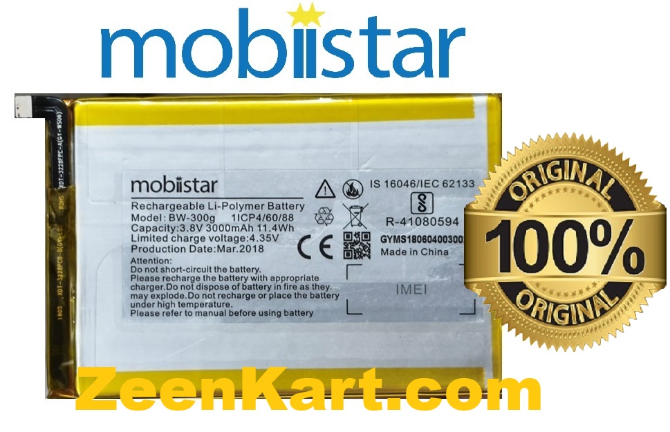 BW-300G 1 - Copy Original Mobiistar BW-300g Battery For Mobiistar X1 Selfie Mobile - 3000mAh - Image 1