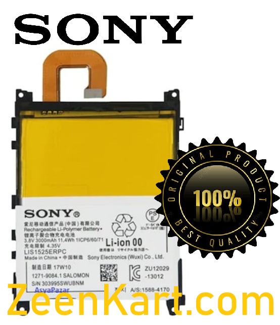 Sony Z1 3 Original Sony Xperia Z1 Battery LIS1525ERPC - 3000mAh - Image 1