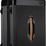 Mulunsen Suitcase Lightweight ABS+PC Hard Shell Trolley, Fashion Travel Check in Case TSA Lock, Hand Luggage Baggage with 4 Spinner Wheels (Black)