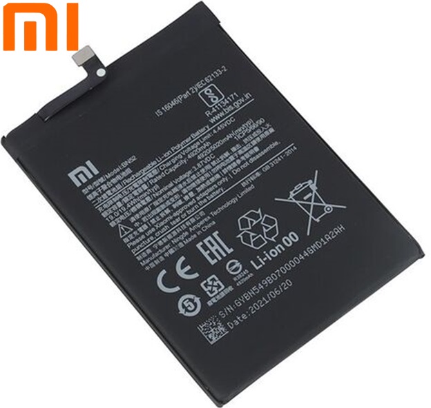 bn52 6 Original Battery For Xiaomi Redmi Mi Note 9 Pro (BN52) 5020mAh - Image 1