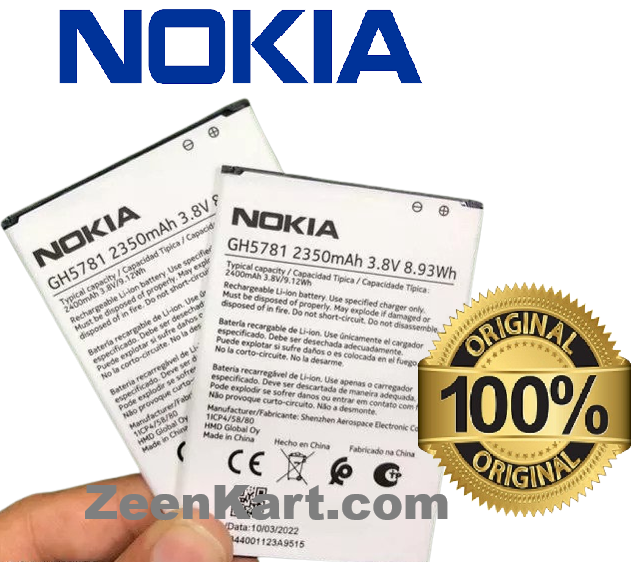 GH5781-removebg-preview Original Nokia GH5781 Battery For Nokia C2 2nd Edition (TA-1468 / TA-1454) Mobile - 2400mAh - Image 1