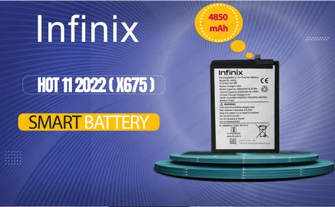 BL-48DX 3 Original Infinix Hot 11 2022 (X675) Battery BL-48DX - 5000mAh - Image 1