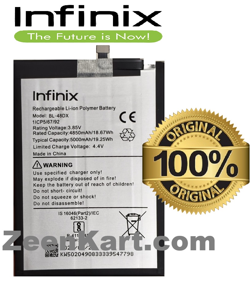 BL-48DX 6 Original Infinix BL-48DX Battery For Infinix Hot 11 2022 (X675) Mobile - 5000mAh - Image 1