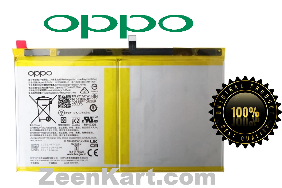 BLT004 5 100% Original OPPO Pad Air Battery BLT004 – 7100mAh - Image 1