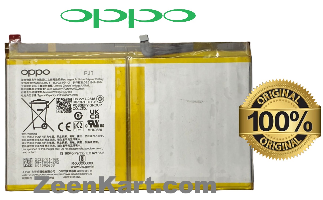 BLT004 6 Original OPPO BLT004 Battery For OPPO Pad Air (OPD2102) Tablet – 7100mAh - Image 1