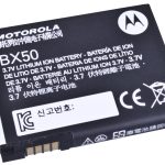 Original Motorola Moto RAZR2 V9 / Moto V9m / U8 / U9 / V10 / Moto ZN5 / V9 Battery BX50 - 920mAh