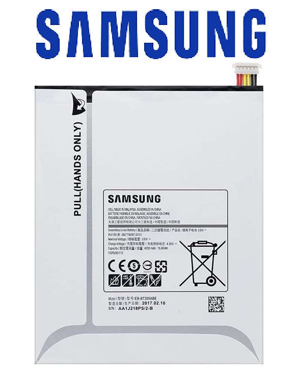 EB-BT355ABE 1 Original Samsung Galaxy Tab A 8.0 2015 (SM-T350, SM-T355, SM-T355Y) Battery EB-BT355ABE - 4200mAh - Image 1