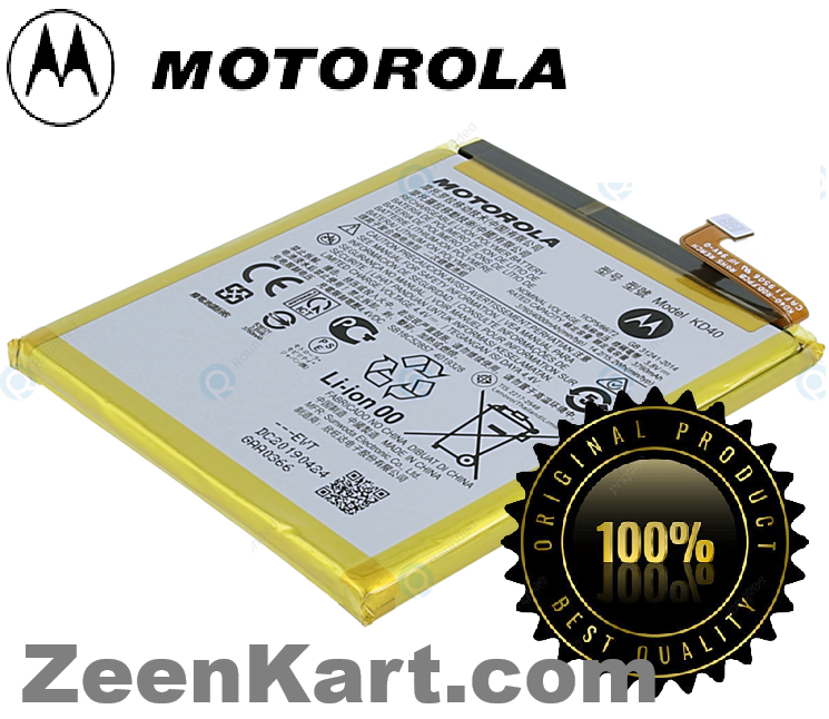 KD40 2 100% Original Motorola Moto G8 Plus (Moto G8+) Battery KD40 - 4000mAh - Image 1