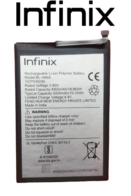 BL-49NX_4-removebg-preview 100% Original Infinix HOT 40i Battery BL-49NX - 5000mAh - Image 1