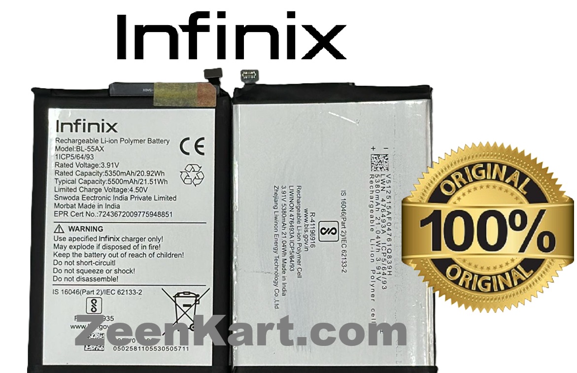 BL-55AX 3 Original Infinix BL-55AX Battery For Infinix GT 30 Pro 5G+ / Note 50s 5G+ Mobile - 5500mAh - Image 1