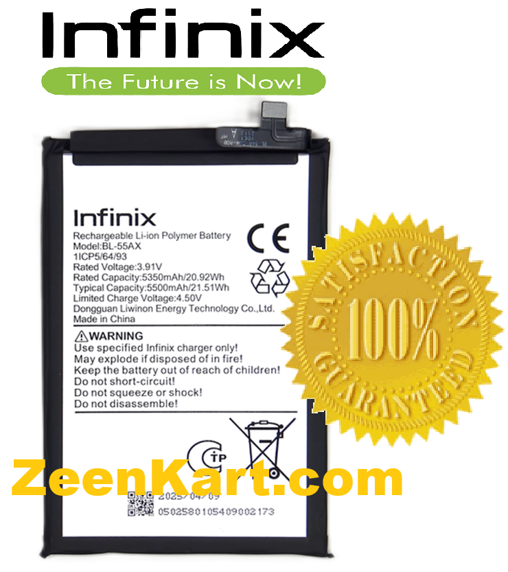 BL-55AX Original Infinix Note 50s 5G+ (X6870) Battery BL-55AX - 5500mAh - Image 1