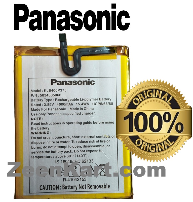 KLB400P375 4 Original Panasonic Eluga Ray 810 Battery KLB400P375 – 4000mAh - Image 1