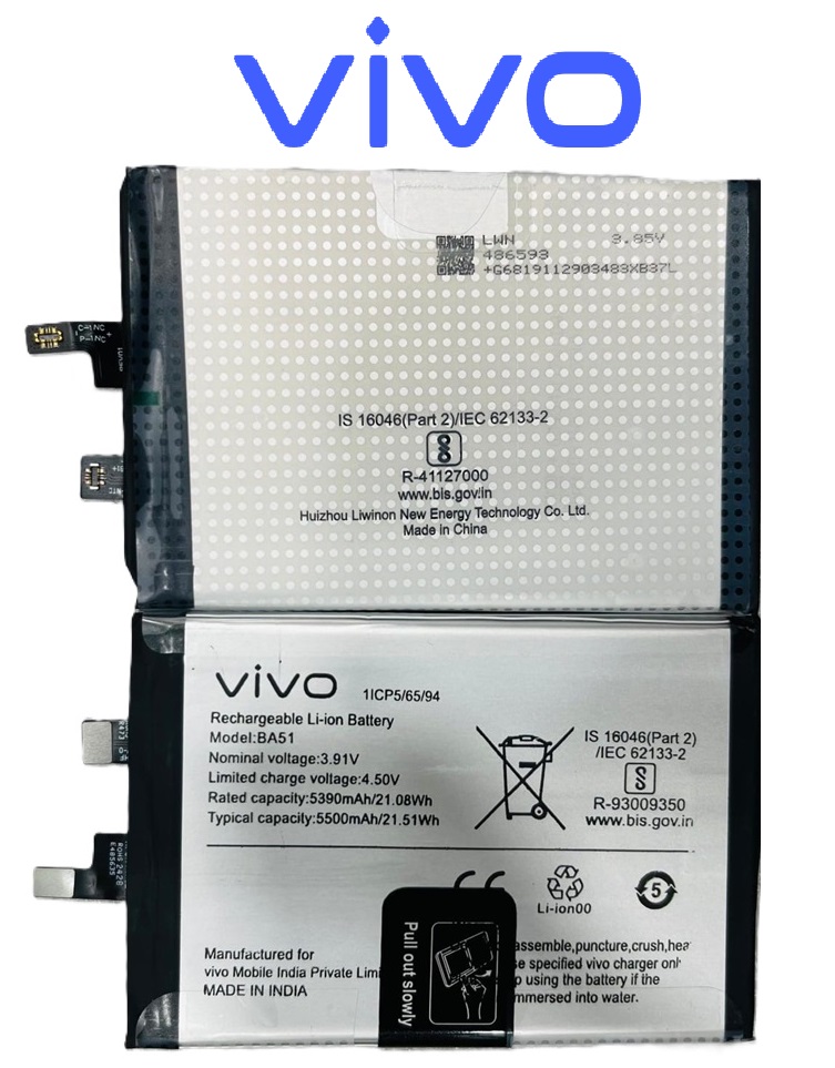 BA51 4 Original Vivo Y400 Pro 5G (V2439) Battery BA51 - 5500mAh - Image 1