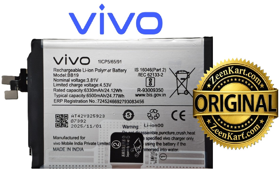 BB19 1 Original Vivo T4 Pro 5G (V2510) Battery BB19 – 6500mAh - Image 1