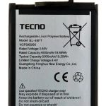 Original Tecno Battery For Tecno Spark 8C (KG5k) Mobile BL-49FT – 5000mAh