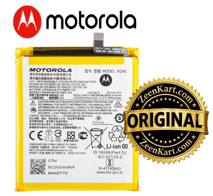 KG40 4 Original Motorola One Macro (XT2016) Battery KG40 - 4000mAh - Image 1