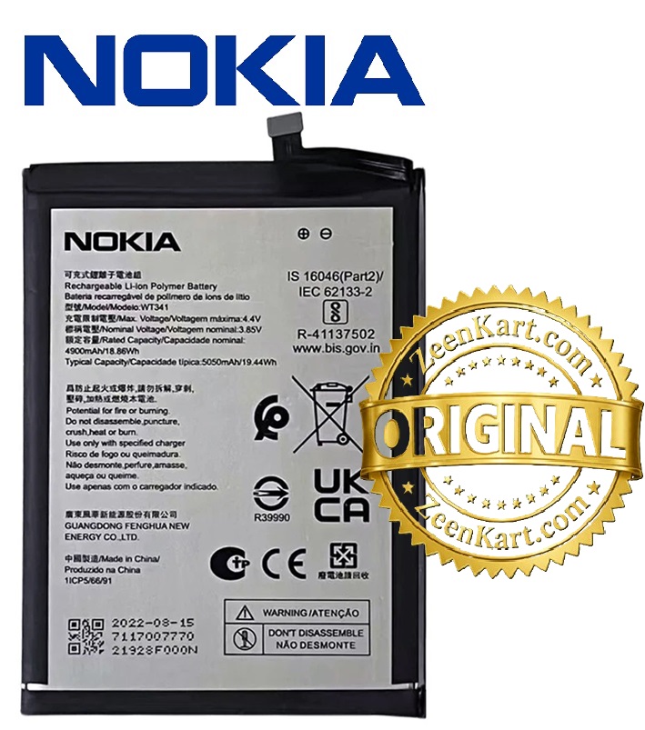 WT341 3 Original Nokia C21 Plus ( Nokia C21+, TA-1433, TA-1431) Battery WT341 - 5050mAh - Image 1